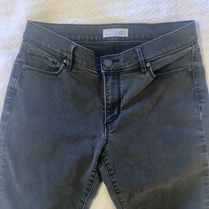 Black jeans - Loft. Modern fit, regular length